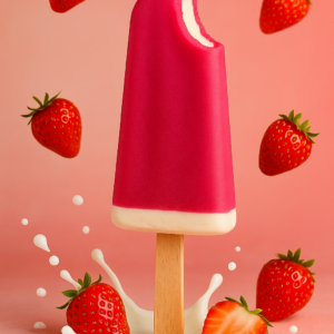 WHOLE STRAWBERRY VANILLA ICECREAM
آيسكريم حبة كاملة بطعم الفراولة و الفانيلا